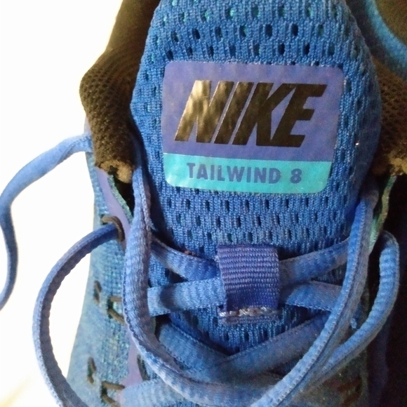 Nike Men's Tailwind Air Max, sz 12, Blue Black Swoosh. Pre owned - Picture 9 of 9